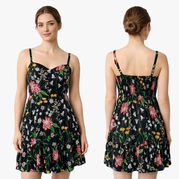 Old Navy Dresses & Skirts - Old Navy Floral Fit & Flare Skater Dress Sz MP